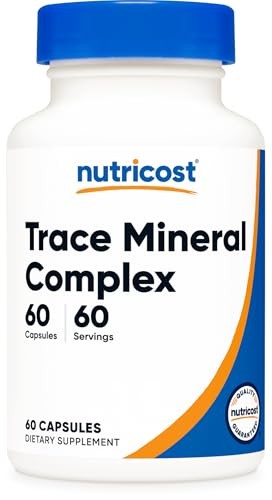 Nutricost Trace Mineral Complex 60 Capsules Vegan GMO Free 13 Minerals