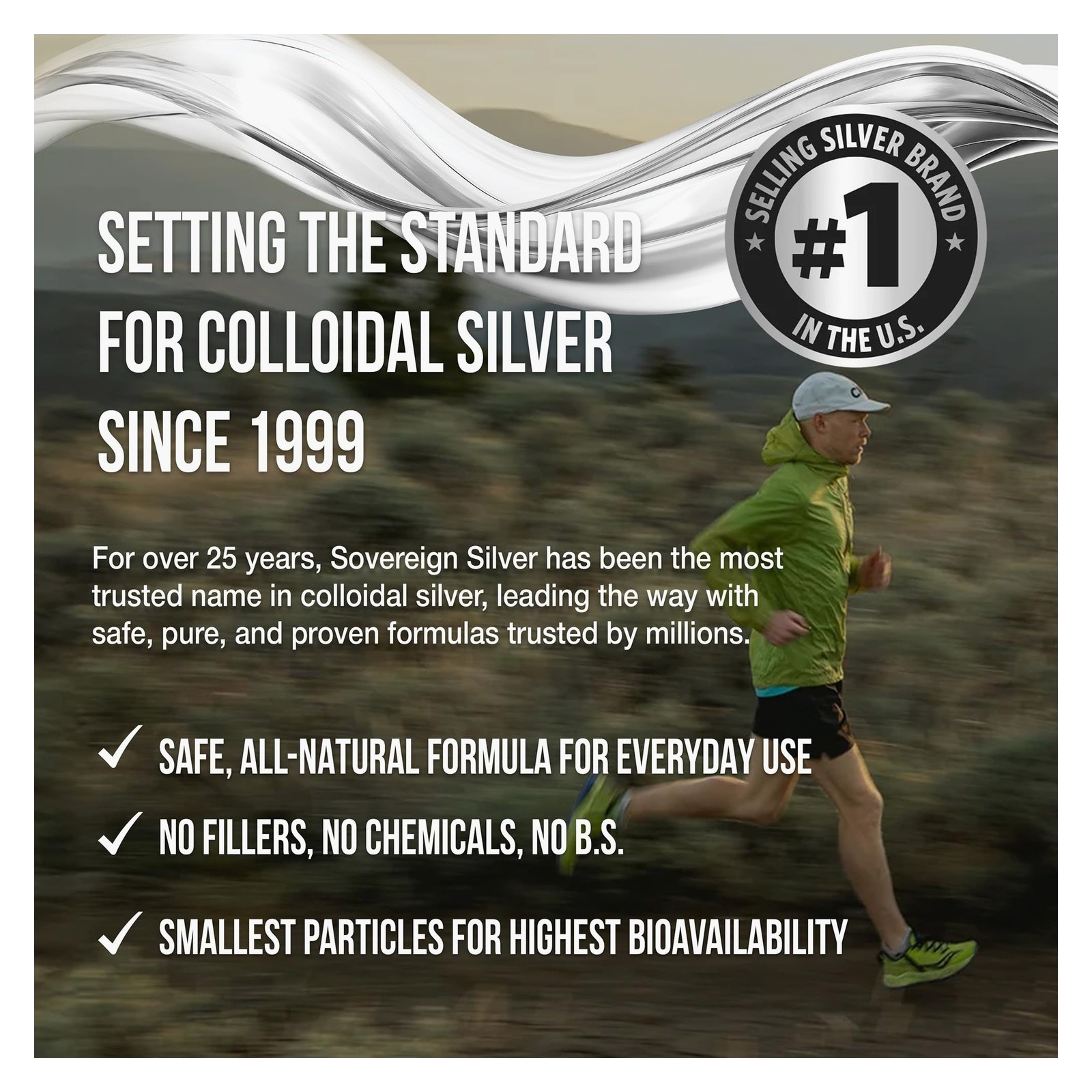 Sovereign Silver Immune Support 10 ppm 32 oz Liquid Hydrosol