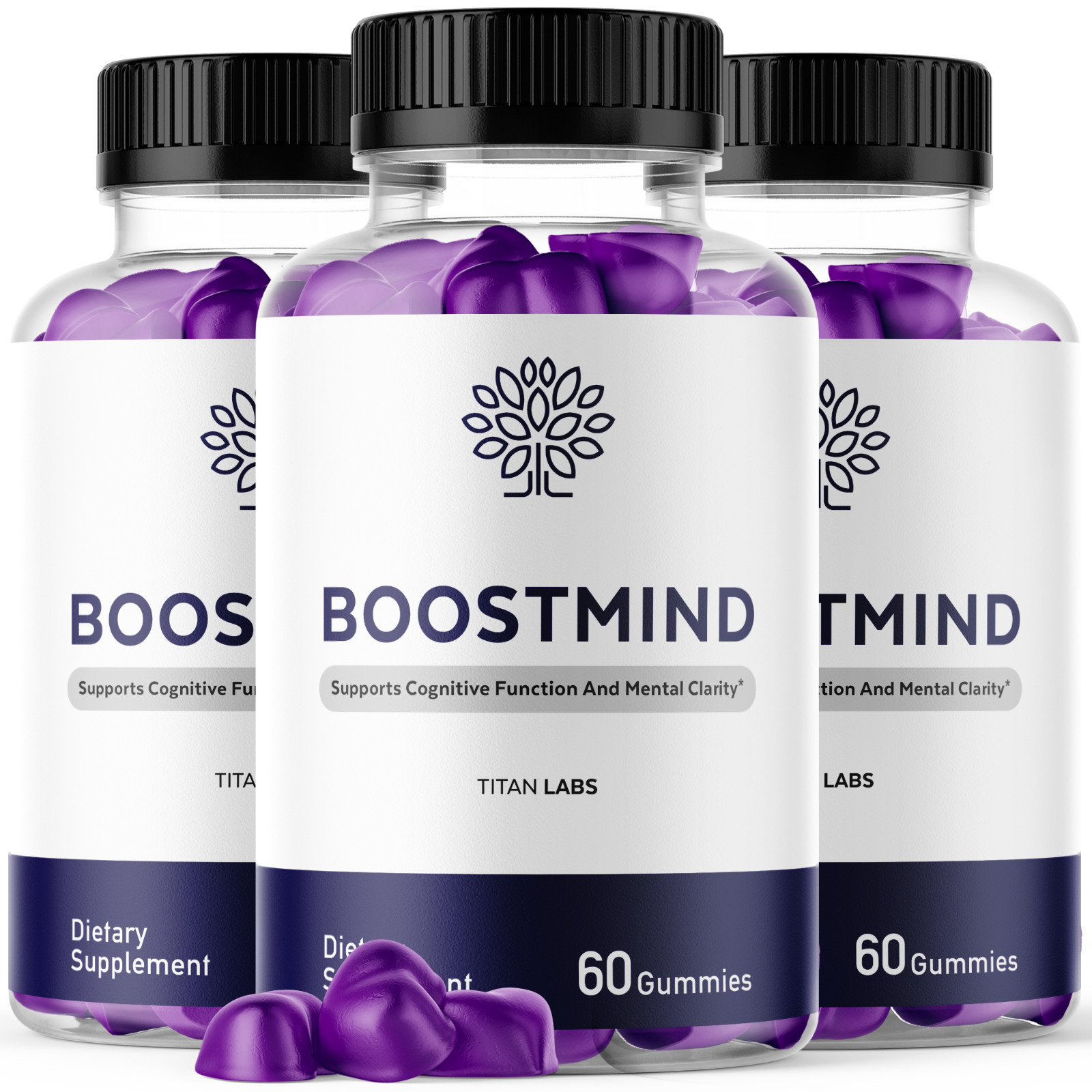 (3 Pack) Boostmind Gummys Advanced Brain Support Vitamin Boost Mind 180 Gummies