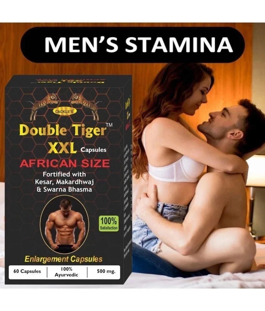 XXXL Herbal Male Stamina Booster Capsules (60 Count) Performance Support for Man