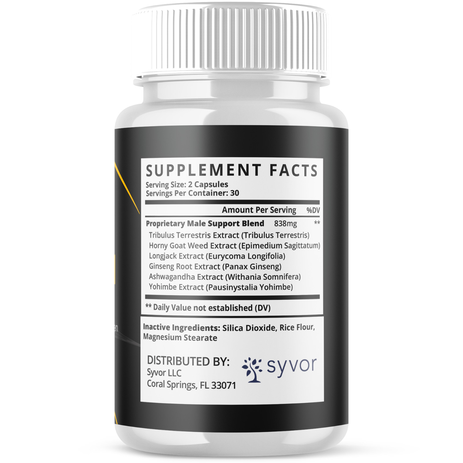 (3 Pack) Blood Flow Men’s Growth Pro Advanced Male Support Vitamin 180 Capsules