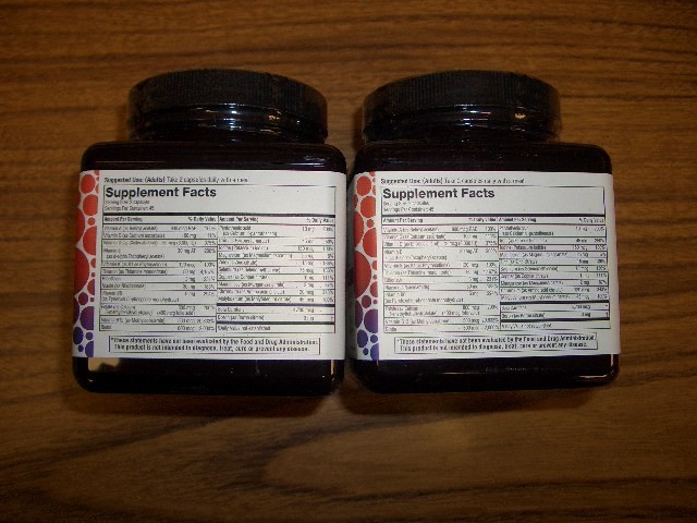 2-YouTheory High Potency Multi Dietary Supplement 90 Capsules in each Exp 5/2027