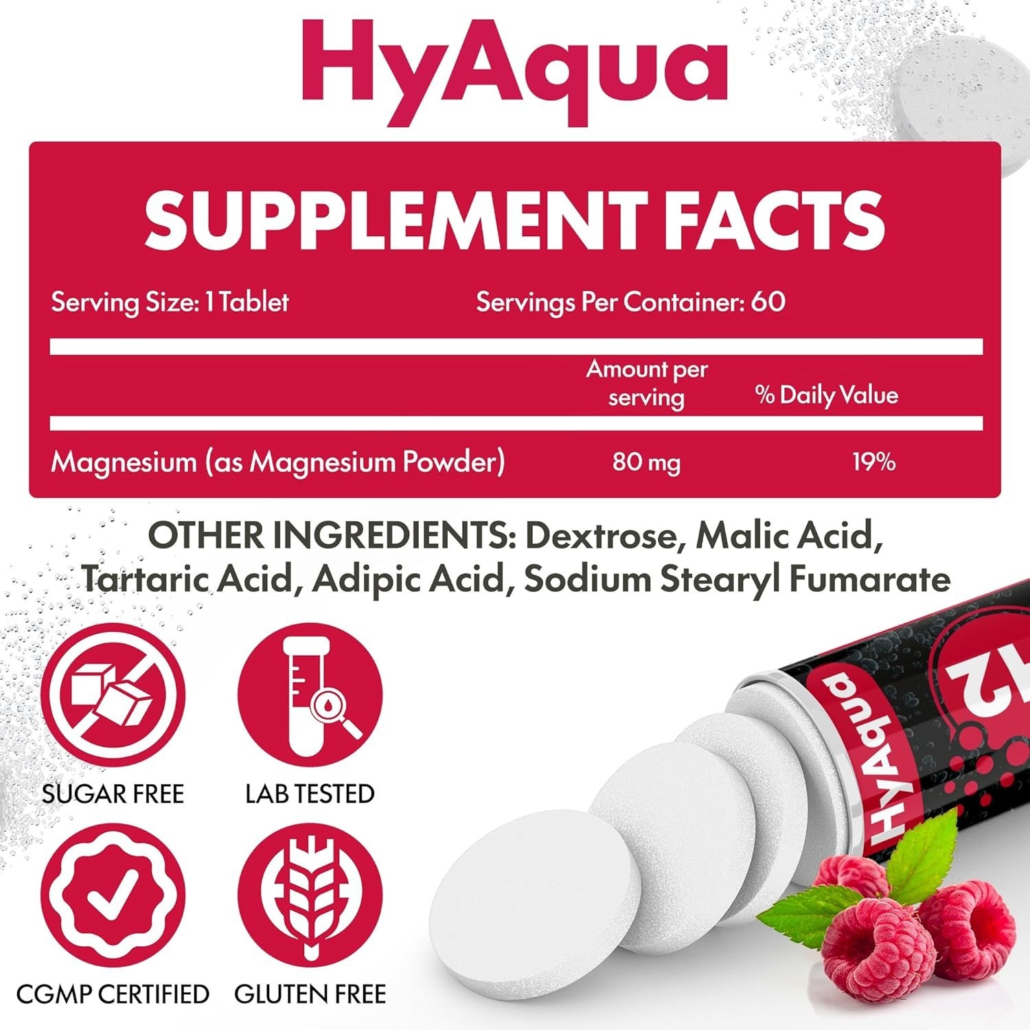 Hydrogen Water Tablets with Magnesium – 12 PPM Molecular Hydrogen Tablets for Dr