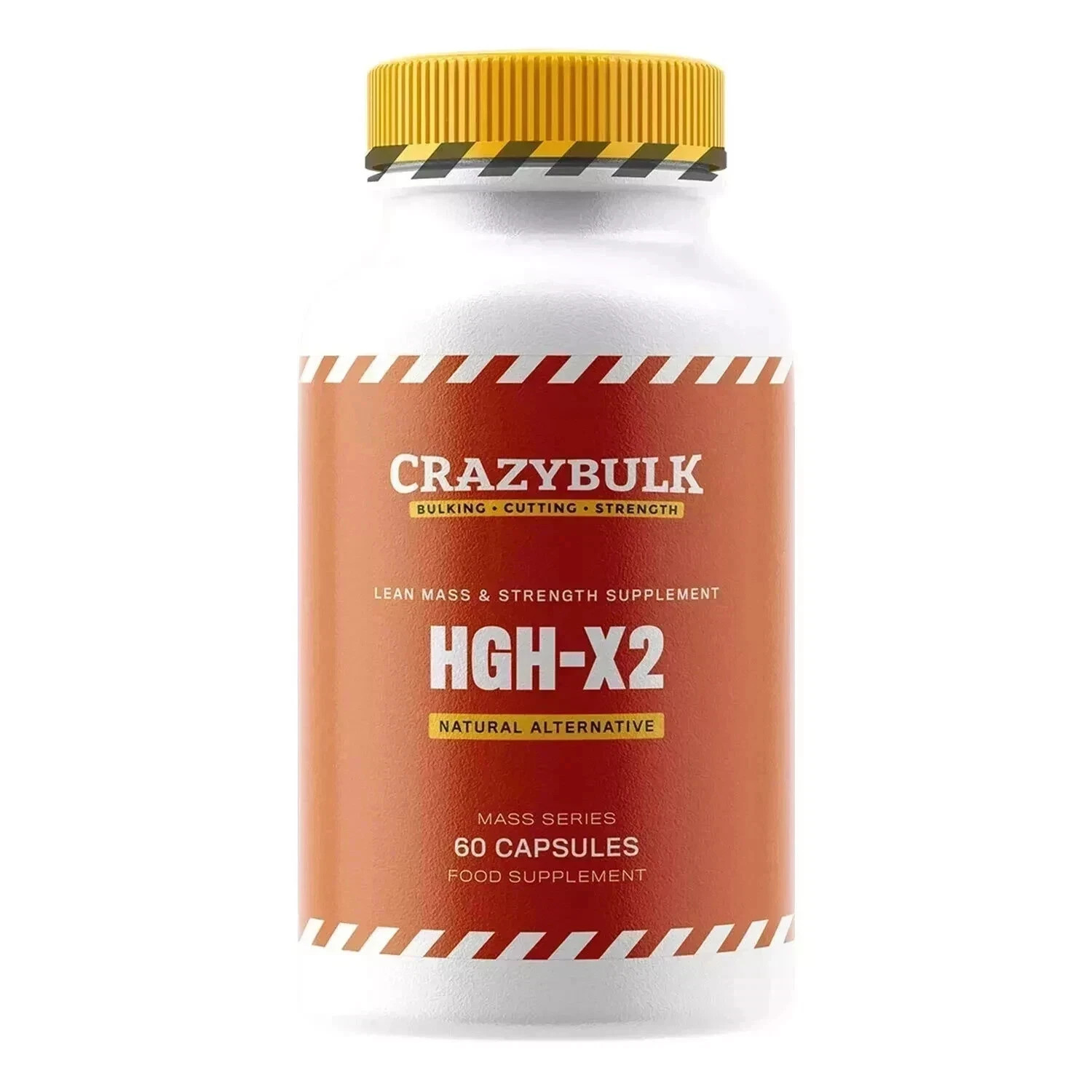 CrazyBulk Natural Alternative for Lean Mass & Strength 60 Capsules Free Ship