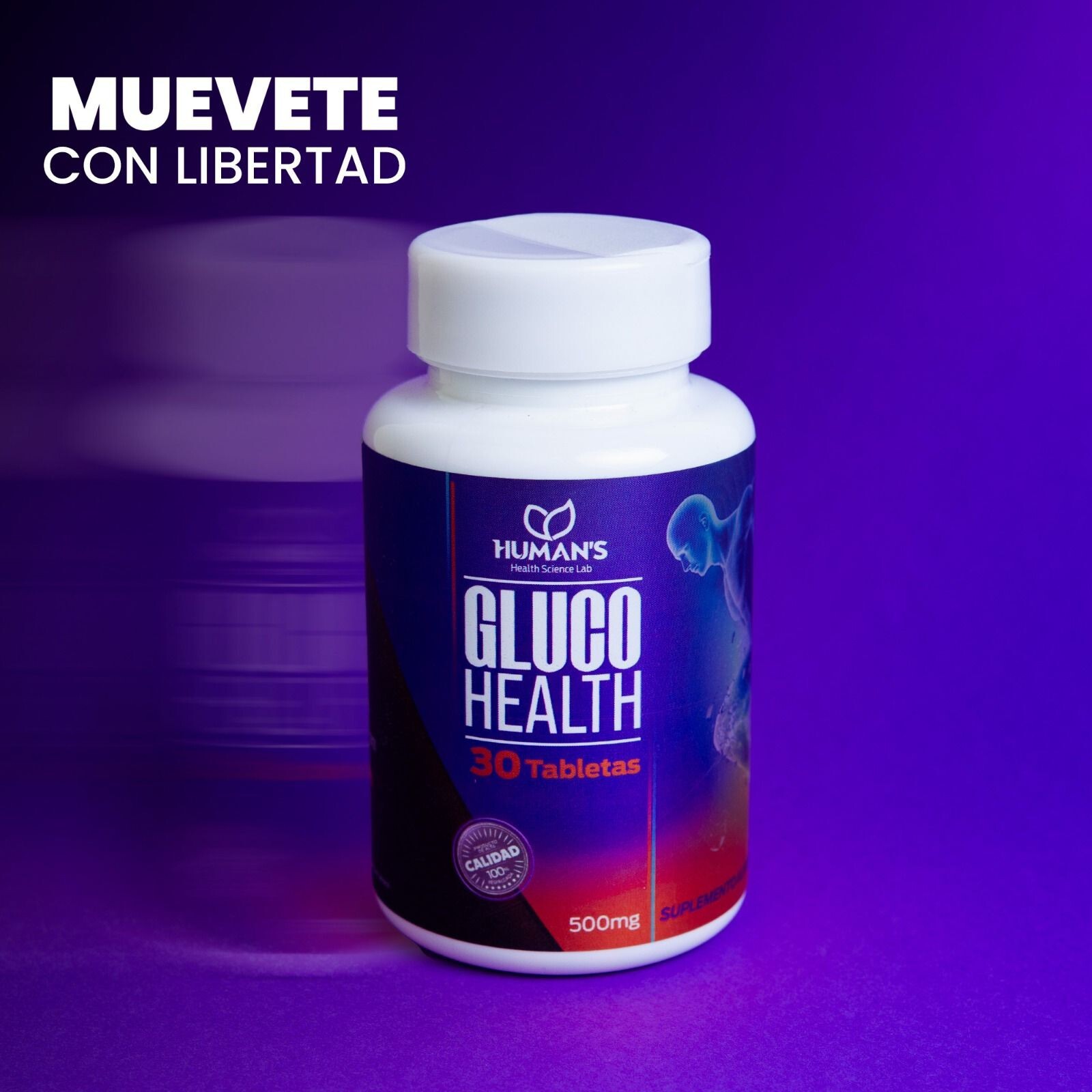 Gluco-Health- Dolor Articulaciones- Mixture of Glucosamine, Chondroitin and MSM