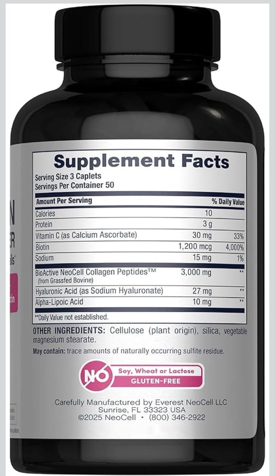 NeoCell Marine Collagen + C (120 Count)