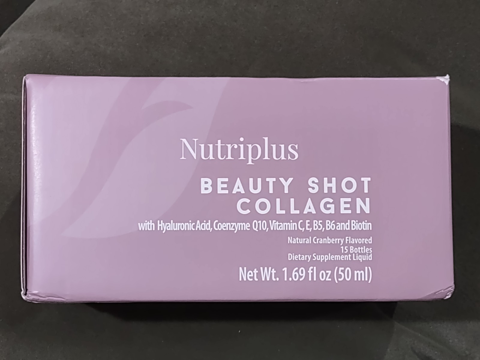 FARMASI NUTRIPLUS BEAUTY SHOT COLLAGEN NATURAL CRANBERRY FLAVORED 15 BOTTLES