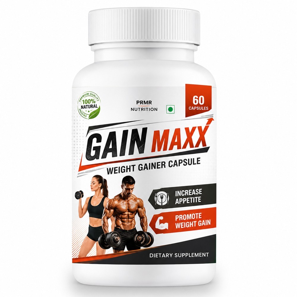 Gain Maxx Weight Gainer Capsules Increase Appetite Support Weight Gain – 60 Caps