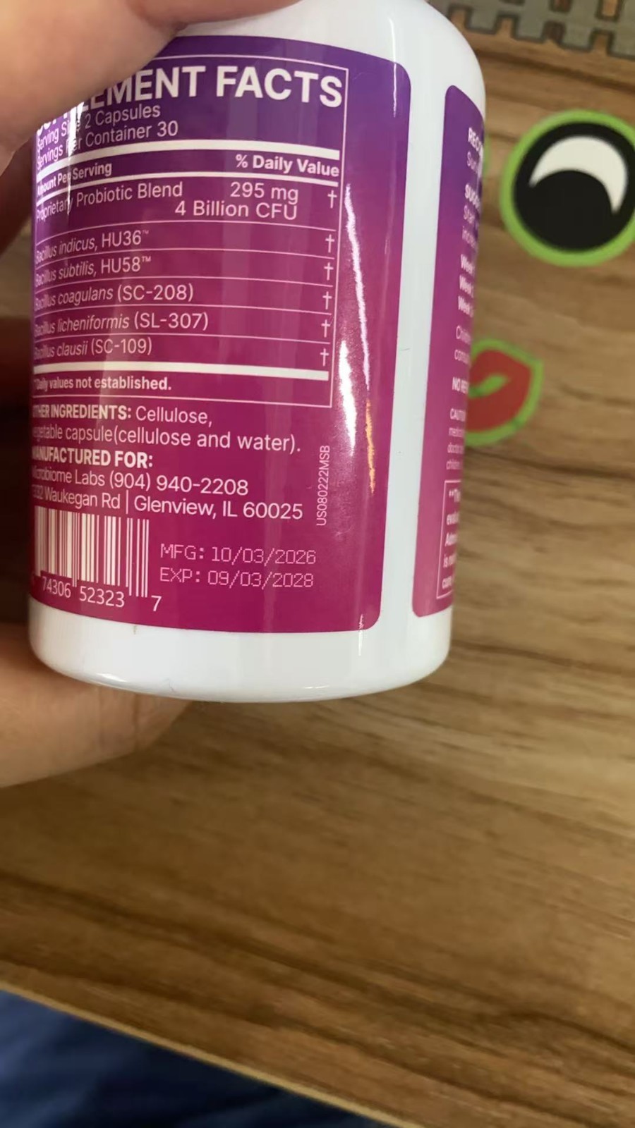 1-Pack Mega SporeBiotic Probiotic High Potency for Microbiome Health brand new