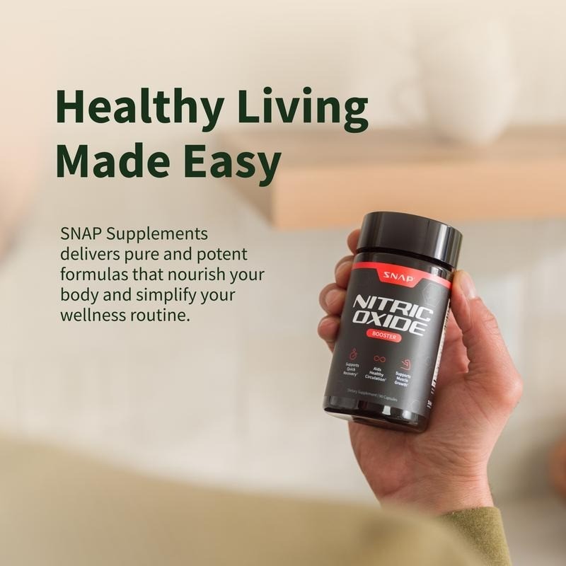 60ct Blood Circulation Support L-Arginine Citrulline Heart Health Flow Aid
