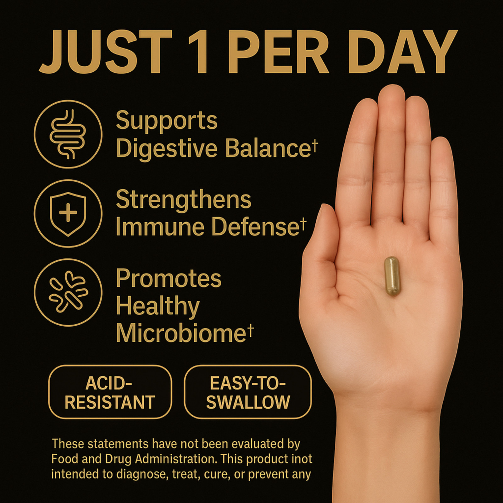 Grow MegaSporeBiotic Deep Immune Probiotics + Prebiotics with FOS, 60 Billion
