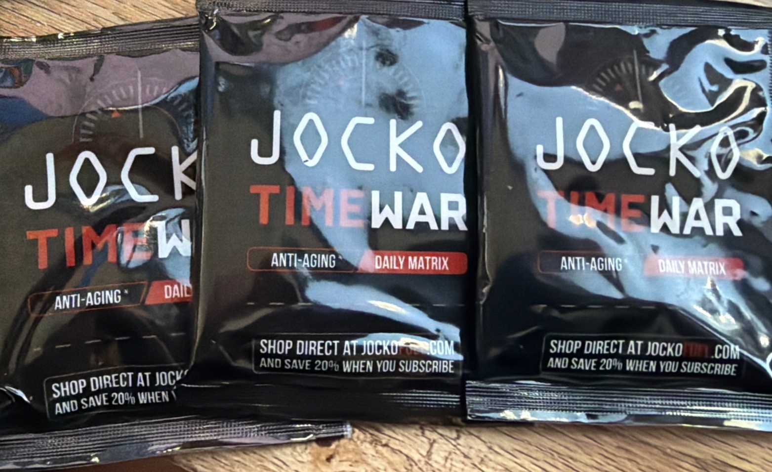 Jocko Fuel TIME WAR Multivitamin, 3 pack trials! New sealed!