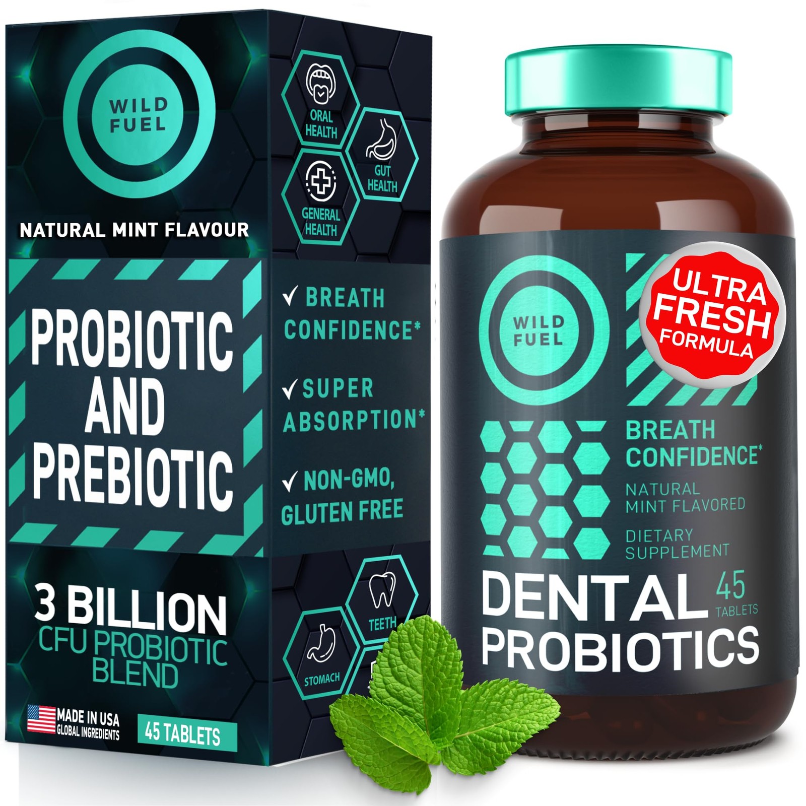 Oral Probiotics for Mouth Bad Breath – Dental Probiotics for Teeth and Gums – 3