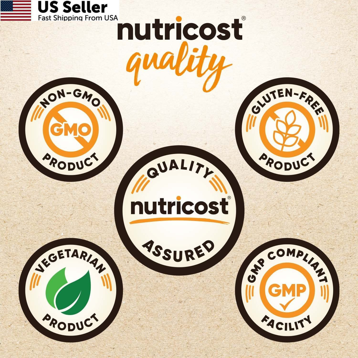 Nutricost Organic Inulin Powder 1LB (454 Grams) 7 1 Pound (Pack of 1), Red