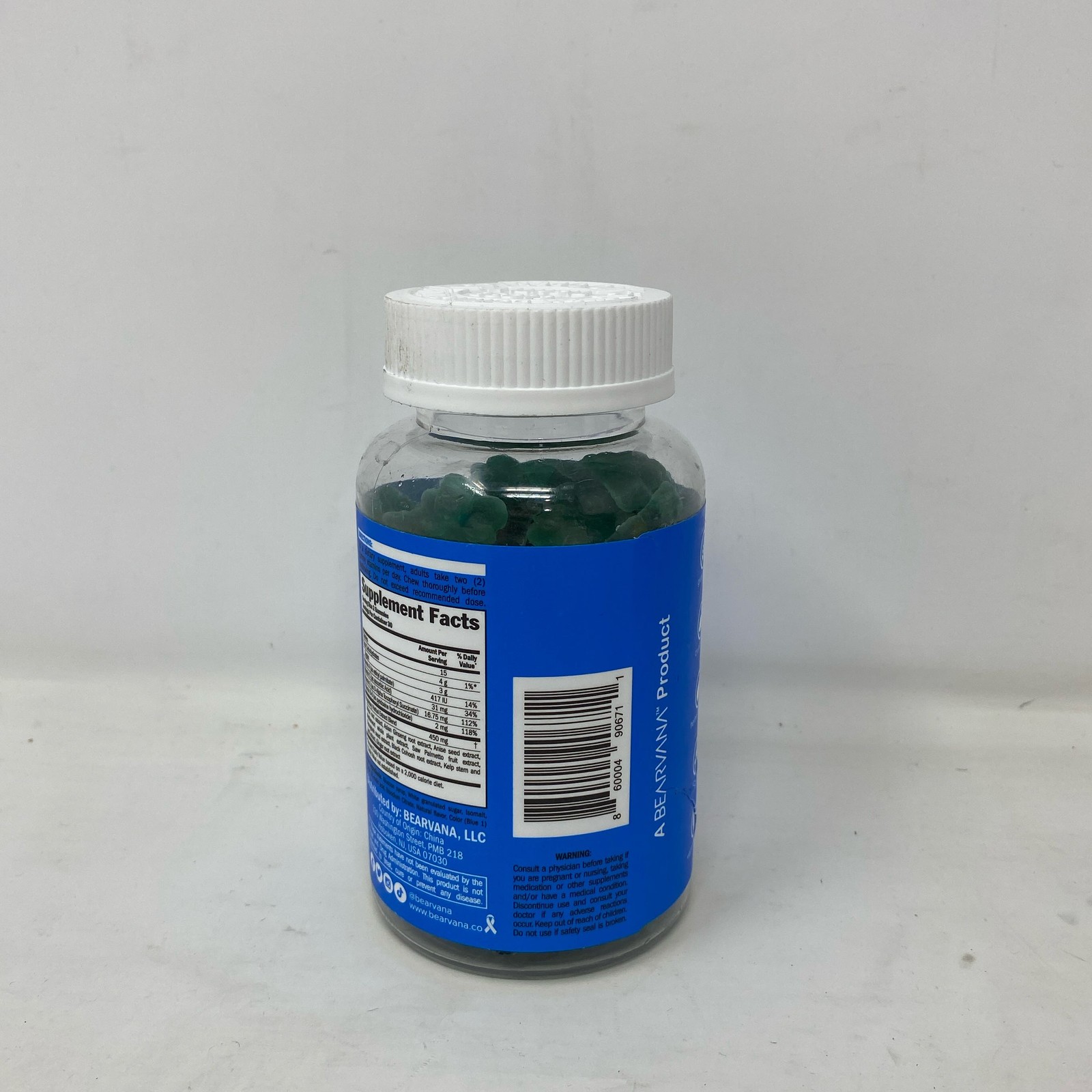 Bearvana Peach Gains Berry Gummies Blue Label 60ct