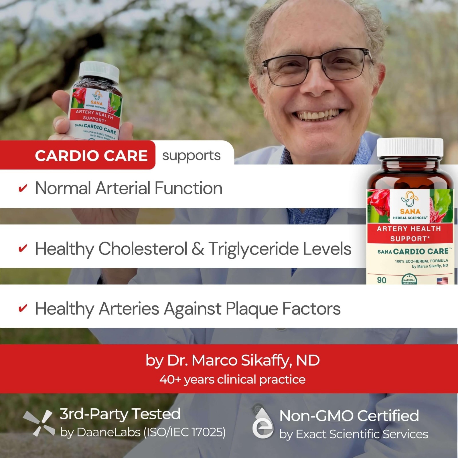 2-Pack Plant-Based Cholesterol Support Supplement | Healthy Circulation & Heart