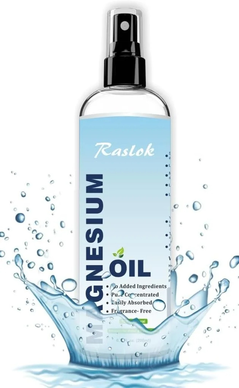 100% Pure Magnesium Oil Spray 6.7 Fl. Oz | Pure Magnesium Oil | Magnesium Spray