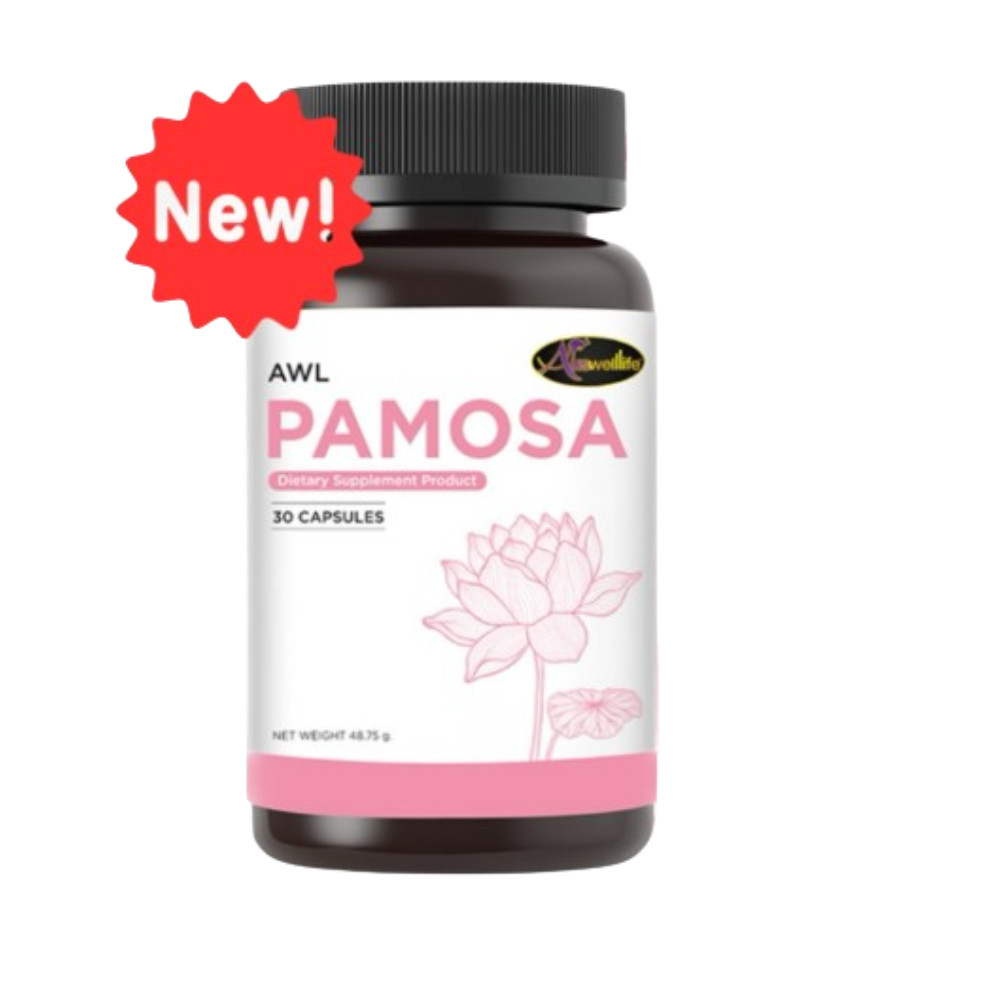AuswellLife Pamosa Menopause Relief Supplement For Women Balance 30 Capsules