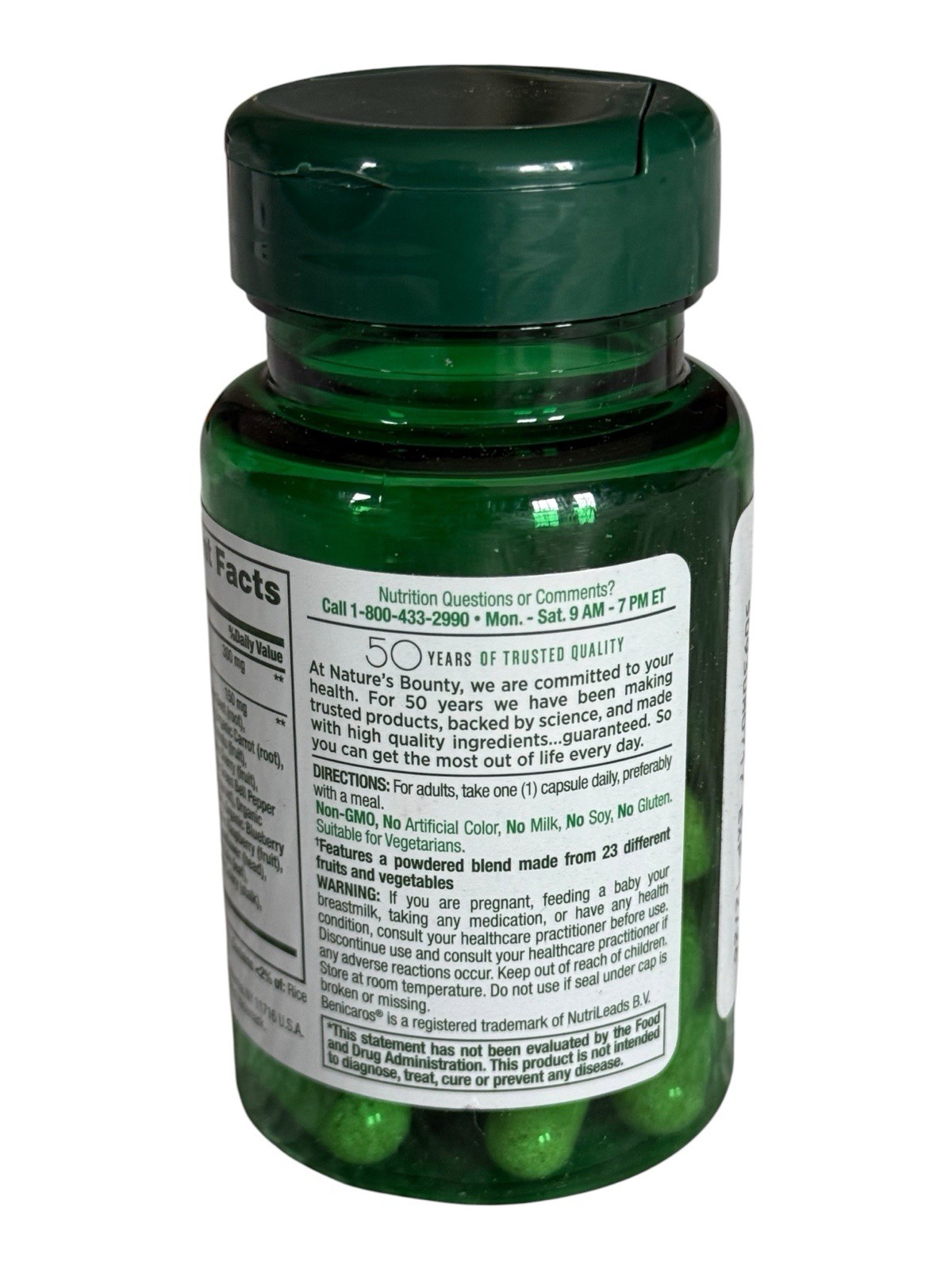 Superfoods Plus – Immune – 23 Fruits & Veggies – 30 Capsules – Ex: 12/26