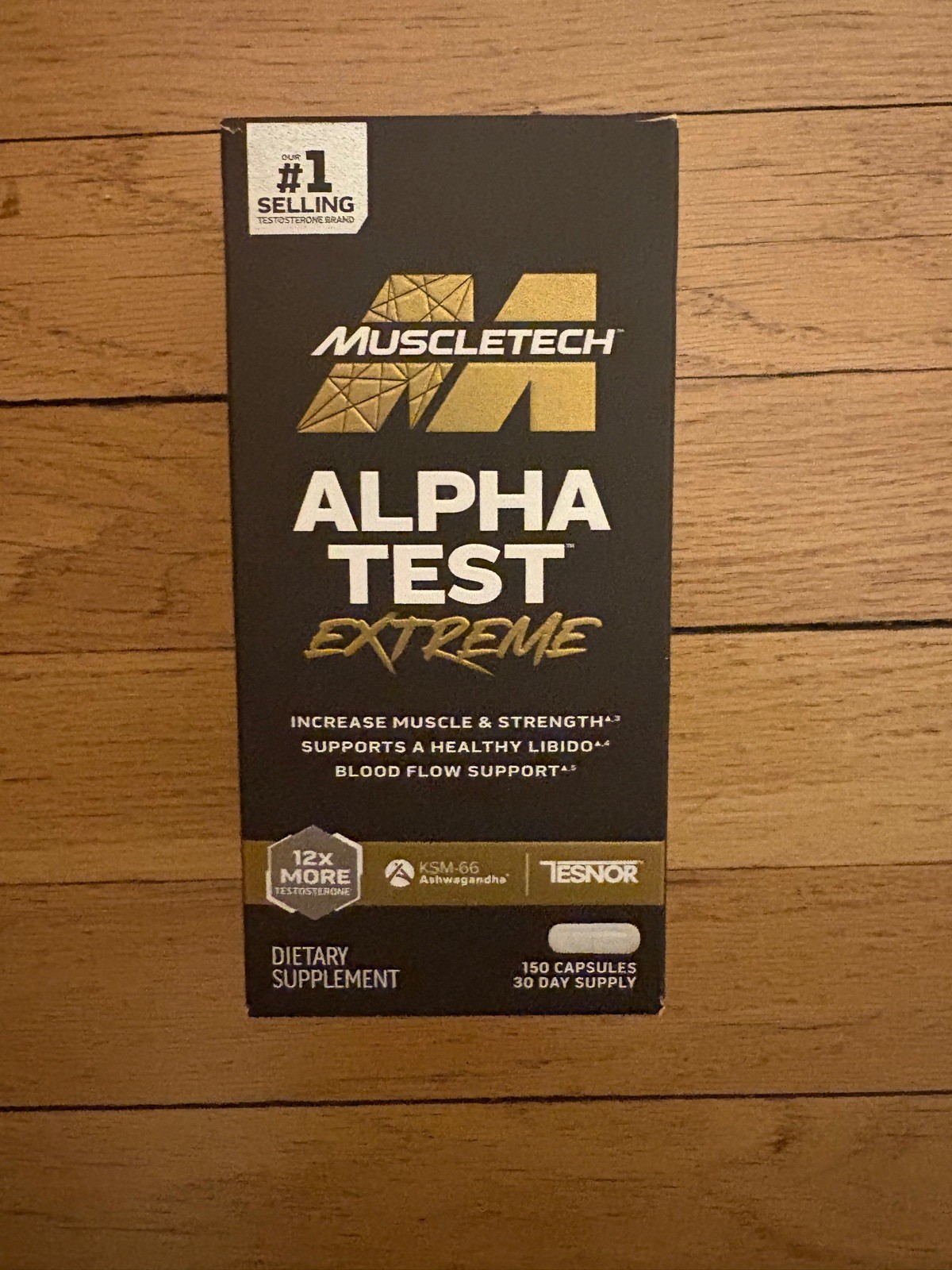 Muscletech AlphaTest Extreme, 150 Capsules new sealed Exp 09/02/2029
