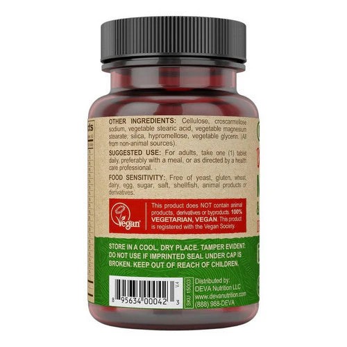 Vegan Multivitamins 90 Tabs By Deva Vegan Vitamins