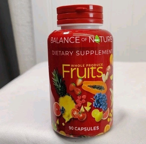 Balance of Nature Whole Fruits Supplement with Superfood Fruits 90 Capsules