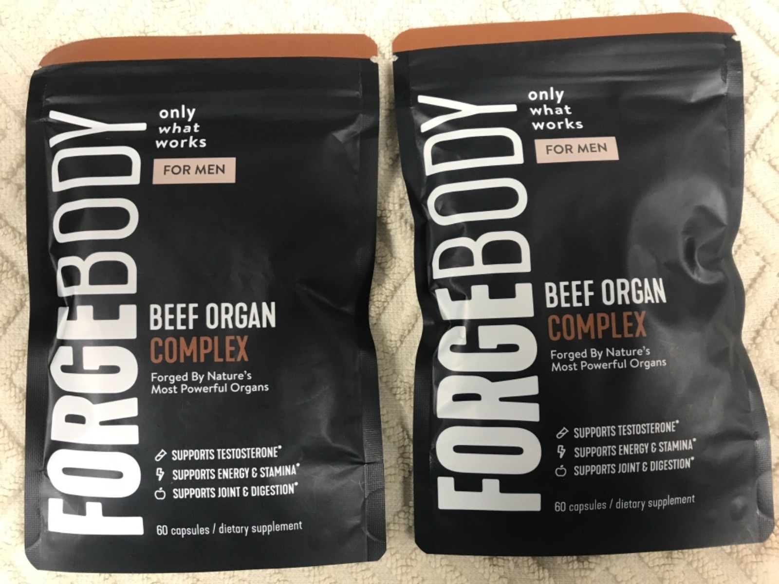 FORGEBODY Beef Organ Complex 60 Capsules | Grass Fed Organ Blend