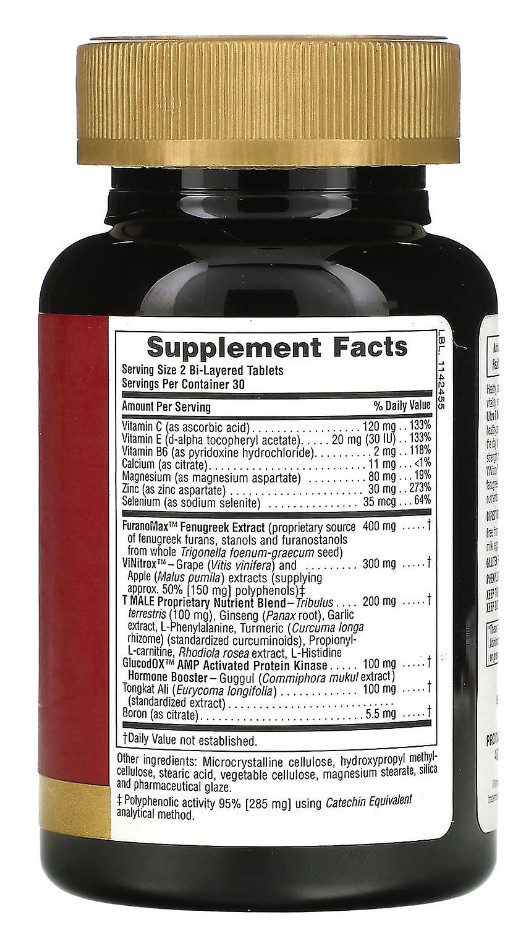 Nature’s Plus Ultra T Male Maximum Testosterone Boost for Men 50 tabs 5/2026