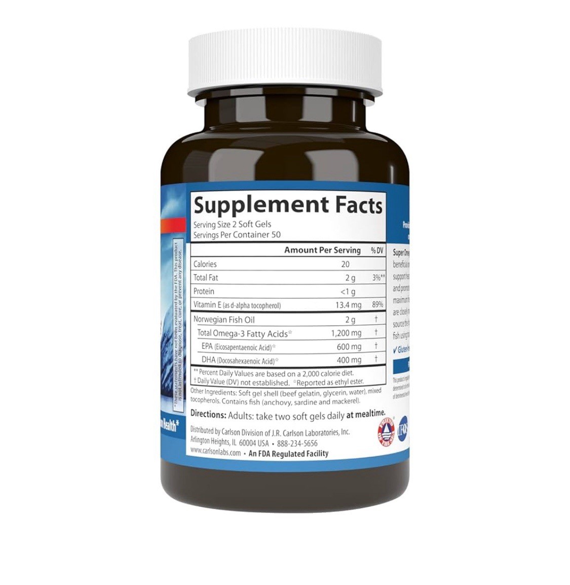 Super Omega-3 Gems, Norwegian, 1,200 Mg Omega-3S, 100 Soft Gels