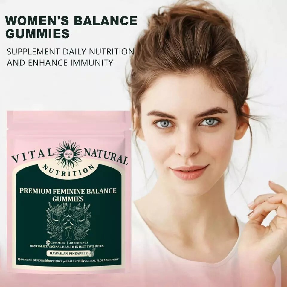 Vital Source Feminine Balance Gummies Hawaiian Pineapple Buy 2 Get 1 Free(ADD 3-