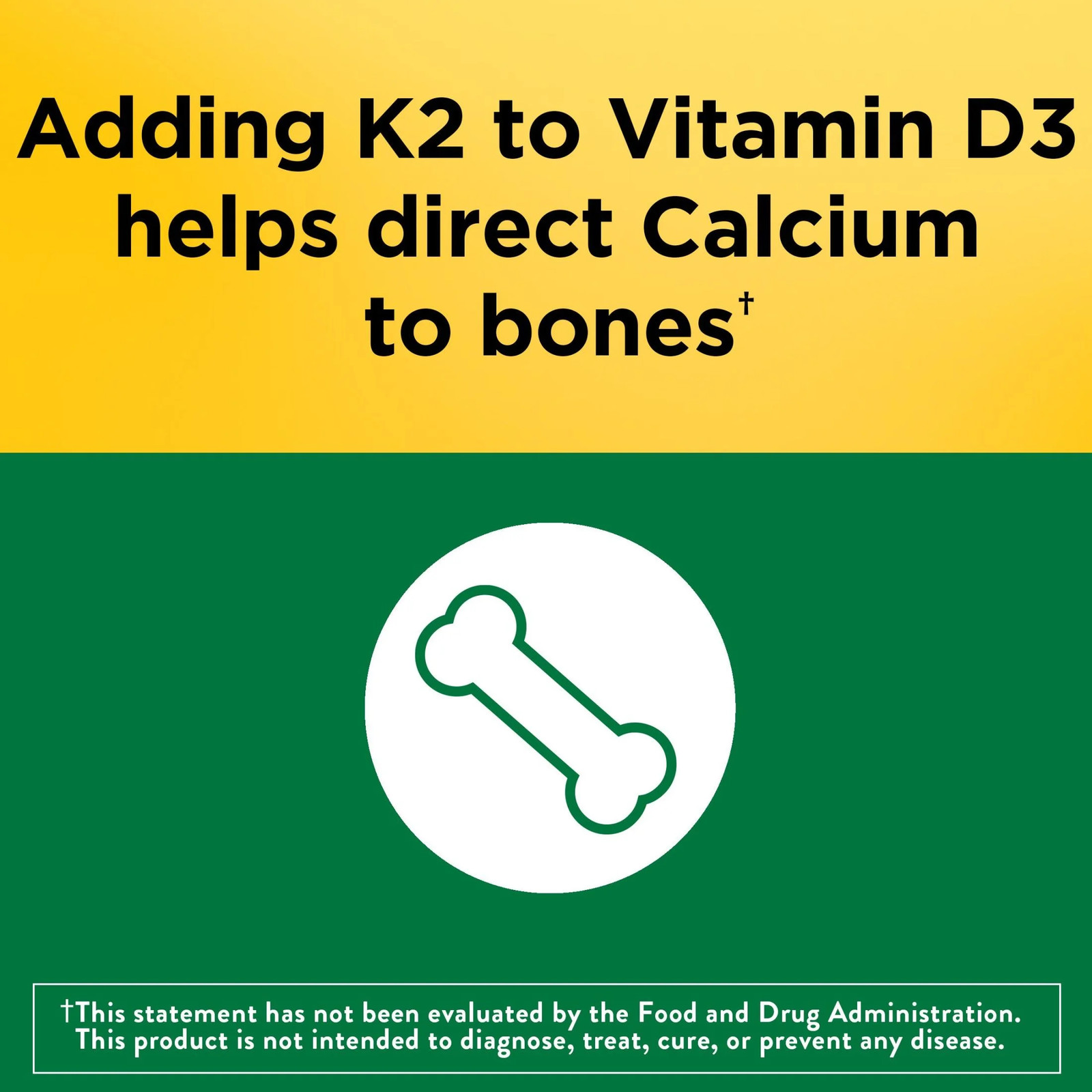 Vitamin D3 K2, 5000 IU (125 Mcg) Vitamin D Softgels, Dietary Supplement, 60 Coun