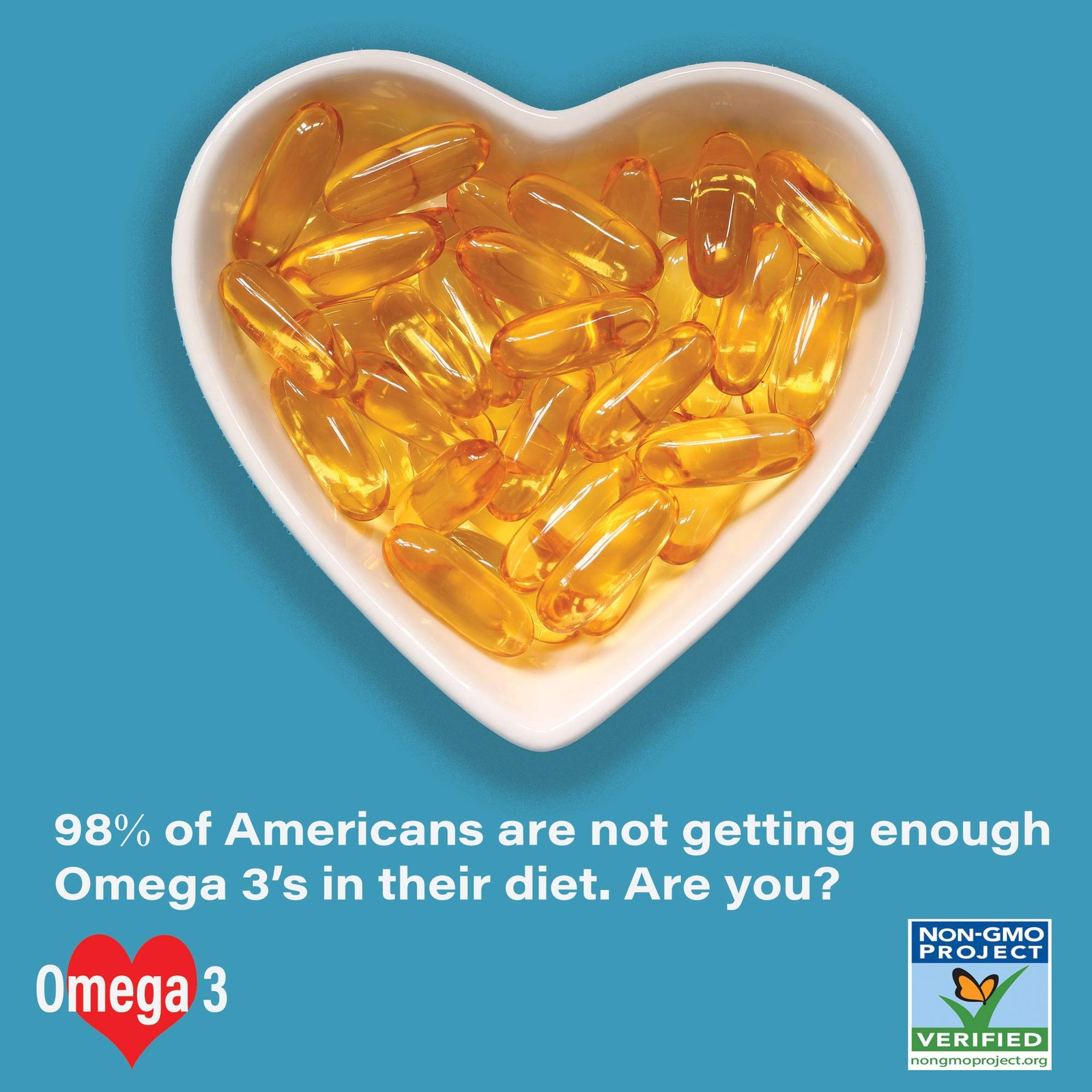OMEGA 3 Fish Oil Burpless Capsules EPA DHA 2000mg 180 Count By CARAWAY VITAMINS