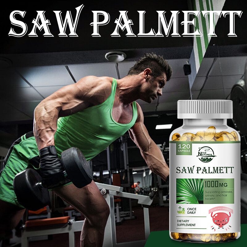 Saw Palmetto 1000 MG Premium Prostate Health Support Supplement for Men Health