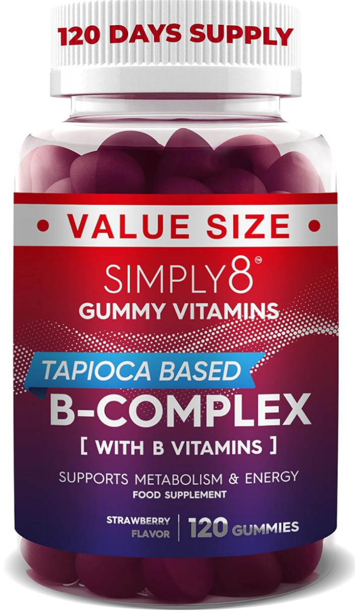 Vitamin B complex – 120 gummies Potent Vitamin B3, B6, B7, B9, B12