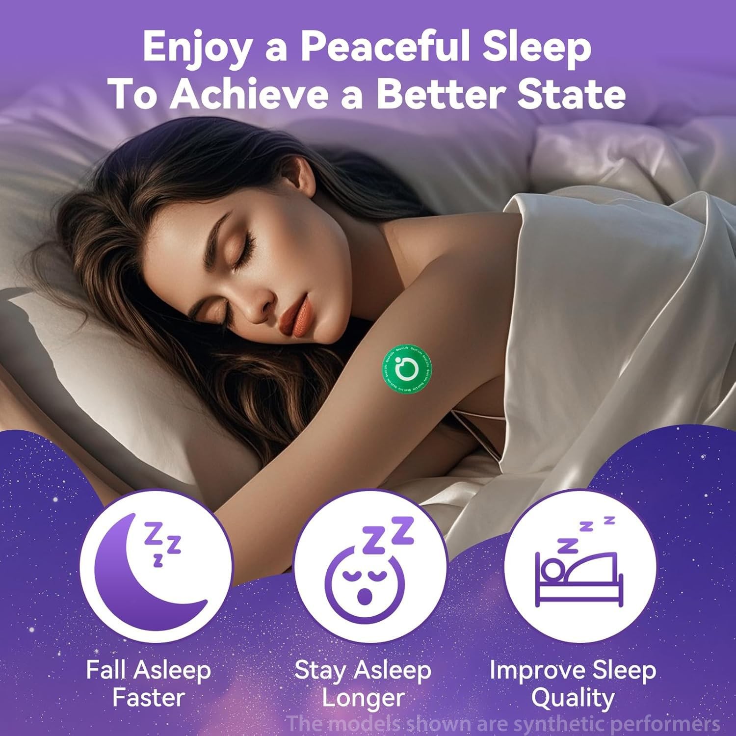 Sleep Patches for Adults Extra Strength, Long-Lasting Night with Natural 30Patch