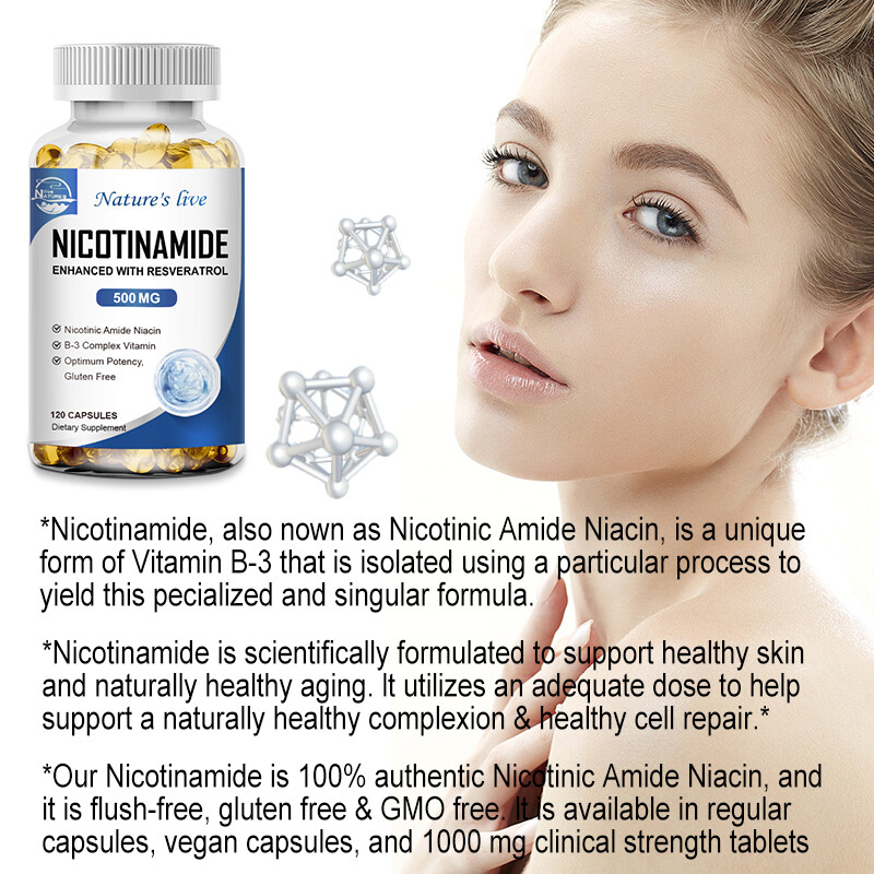 Resveratrol Natural Anti-aging – NAD Supplement 120/240/480 Capsules Anti-aging