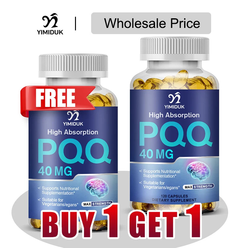 Buy 1 Get 1 Free! PQQ 40Mg Supplement , for Cognitive Function Booster, Enhances