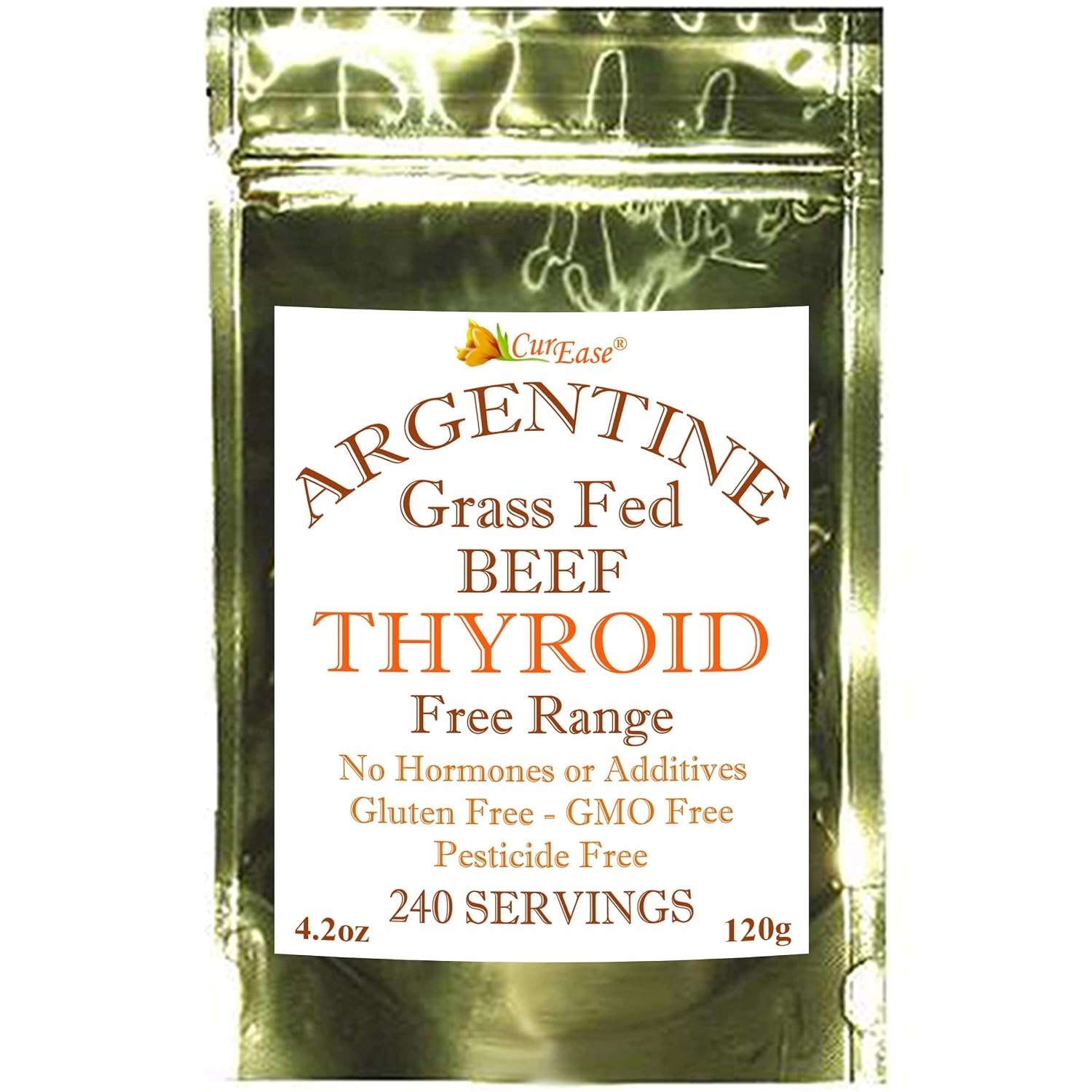 Beef Thyroid Powder – Grass Fed & Finished Argentine 4.2oz