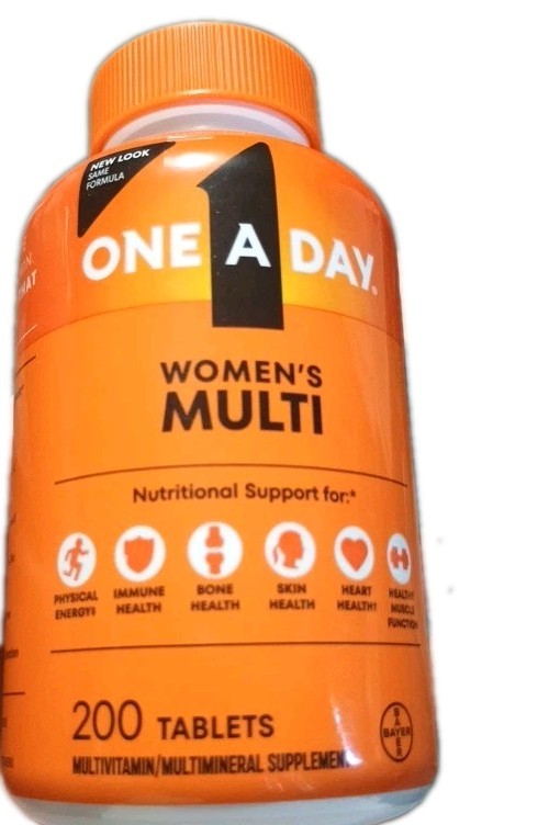 One A Day Women’s Multivitamin with Calcium & Vitamin D 200 Count Exp 11/27