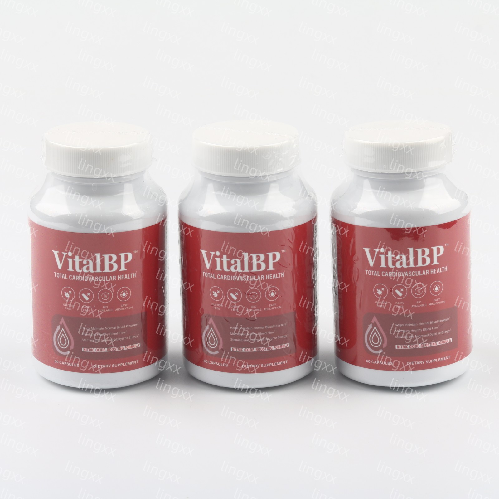 Vital BP Blood Pressure Support Supplement Cardiovascular Health 180 Capsules…