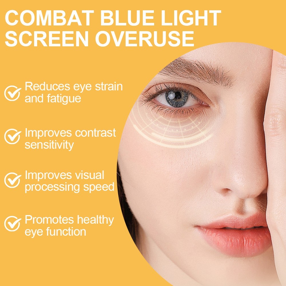 Eye Health Supplement, Lutein and Zeaxanthin, Vision Health, Eye Strain Support