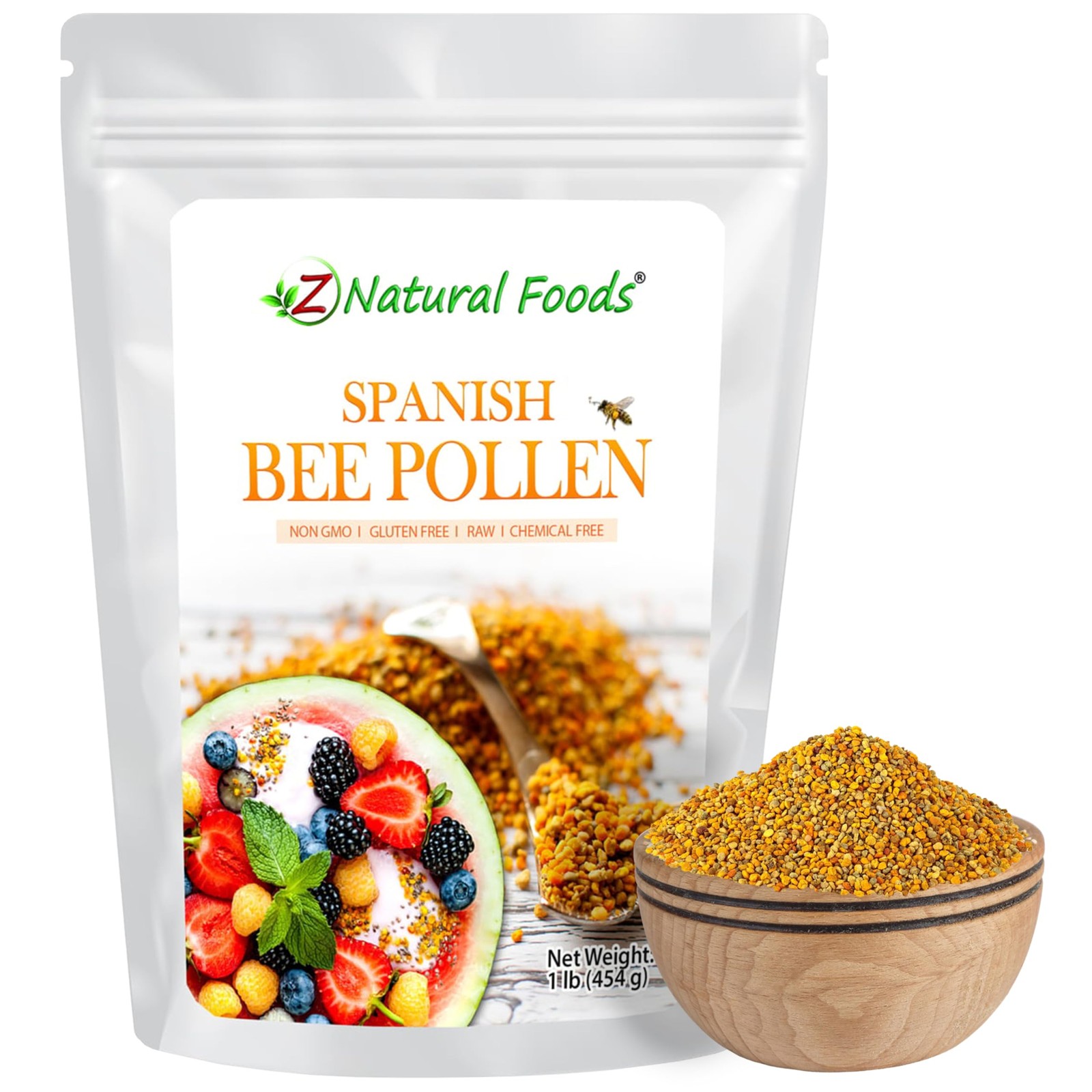 Spanish Bee Pollen Granules – Pure & Raw Pollen Granule, Product of Spain – N…
