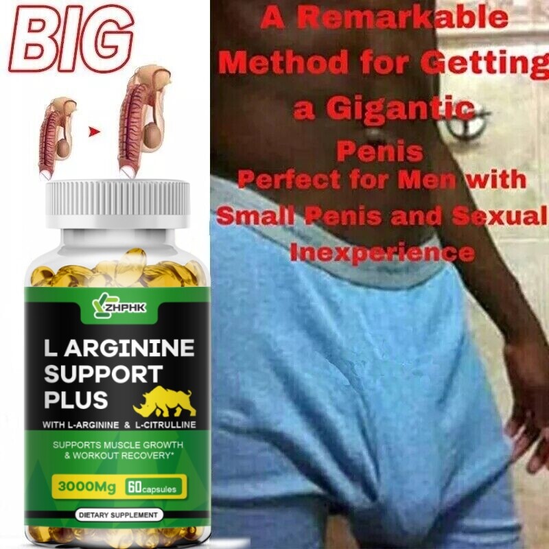 L-Arginine 3000mg Muscle Strength, Pump Testosterone Boost Men’s Health & Energy