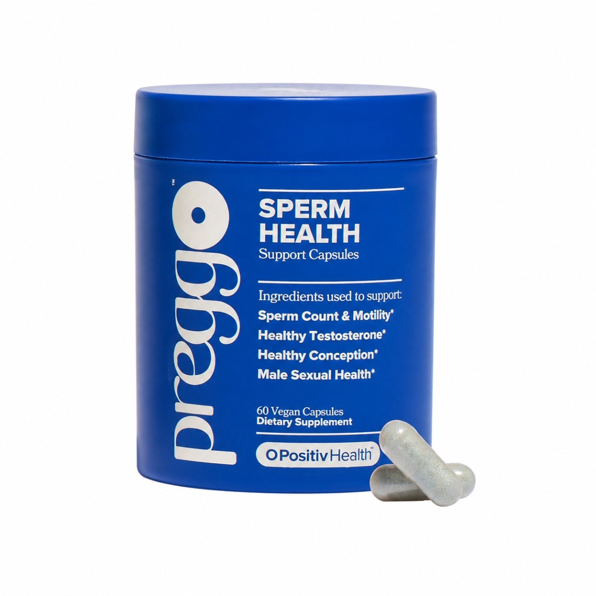 PREGGO O-Positive Sperm Health Boost Capsules C 60 Count For Men
