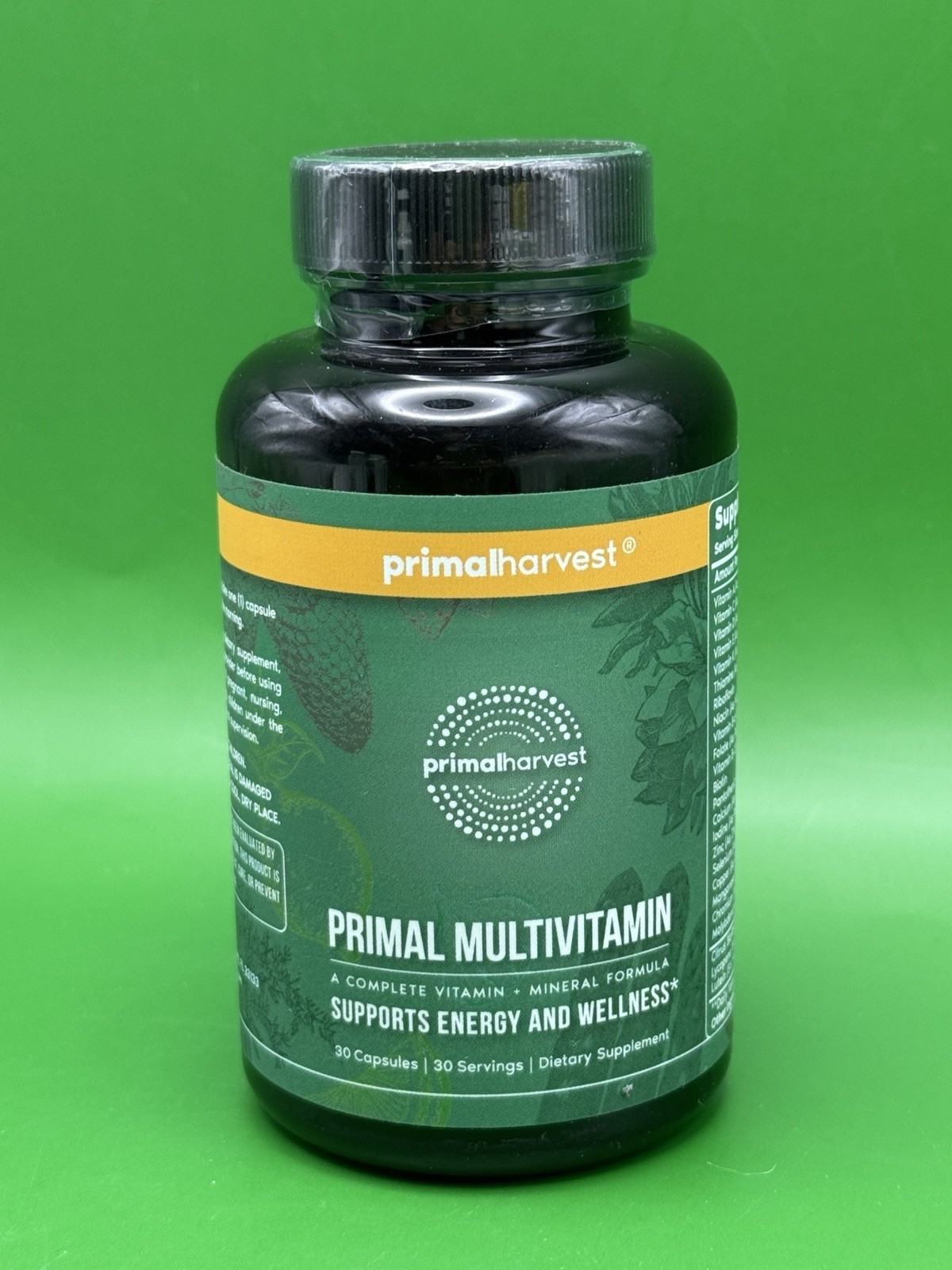 Primal Harvest Multivitamin for Women and Men Vitamin A, 30 Count (Pack of 1)