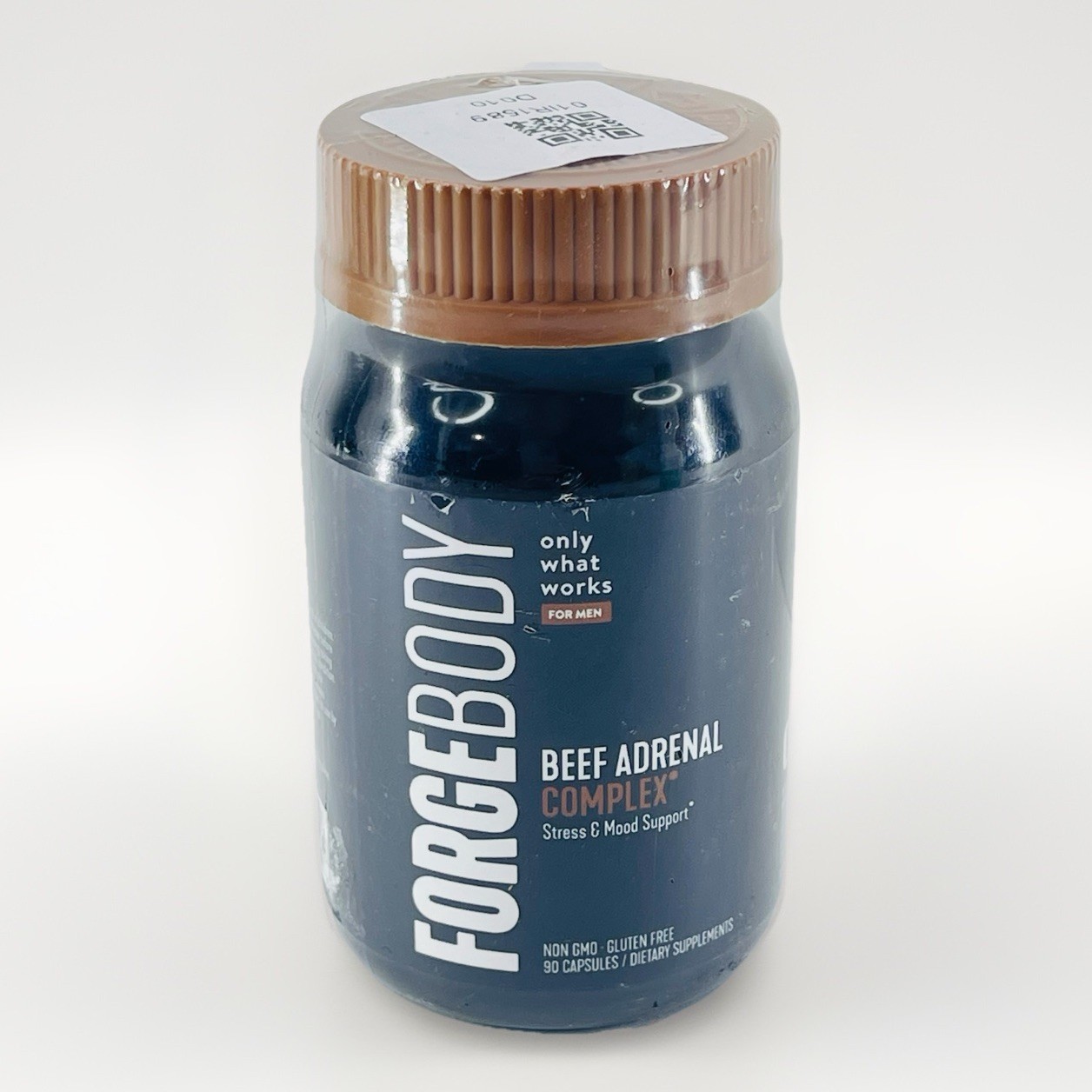 PKG WEAR READ Forgebody Beef Adrenal Complex For Mood & Stress 90 Capsules