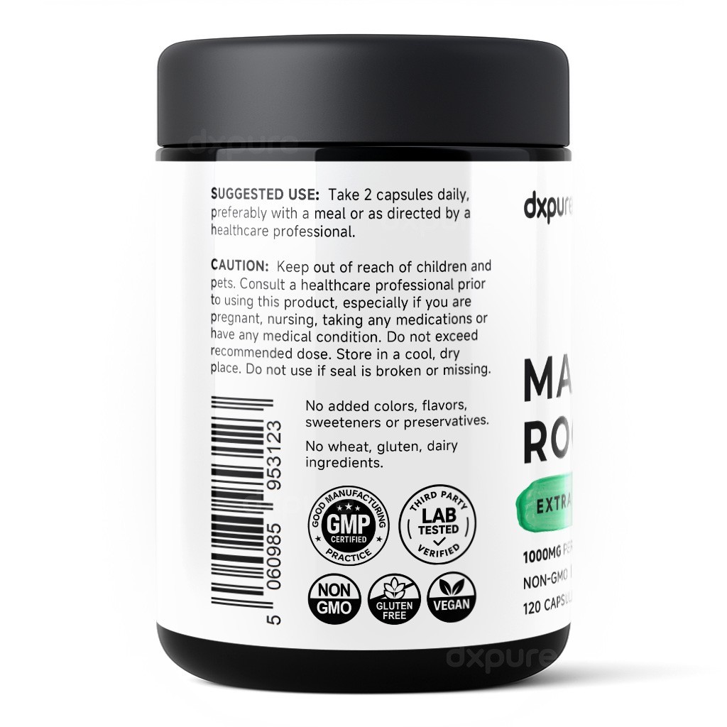 Maca Root – 120 Capsules – Non-GMO Gluten Free