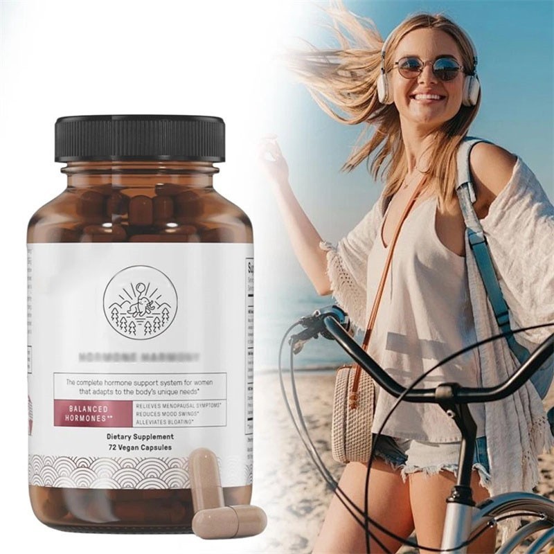 2 BOTTLES- Happy Mammoth Hormone Harmony Natural Hormonal Support for lady 72Cap