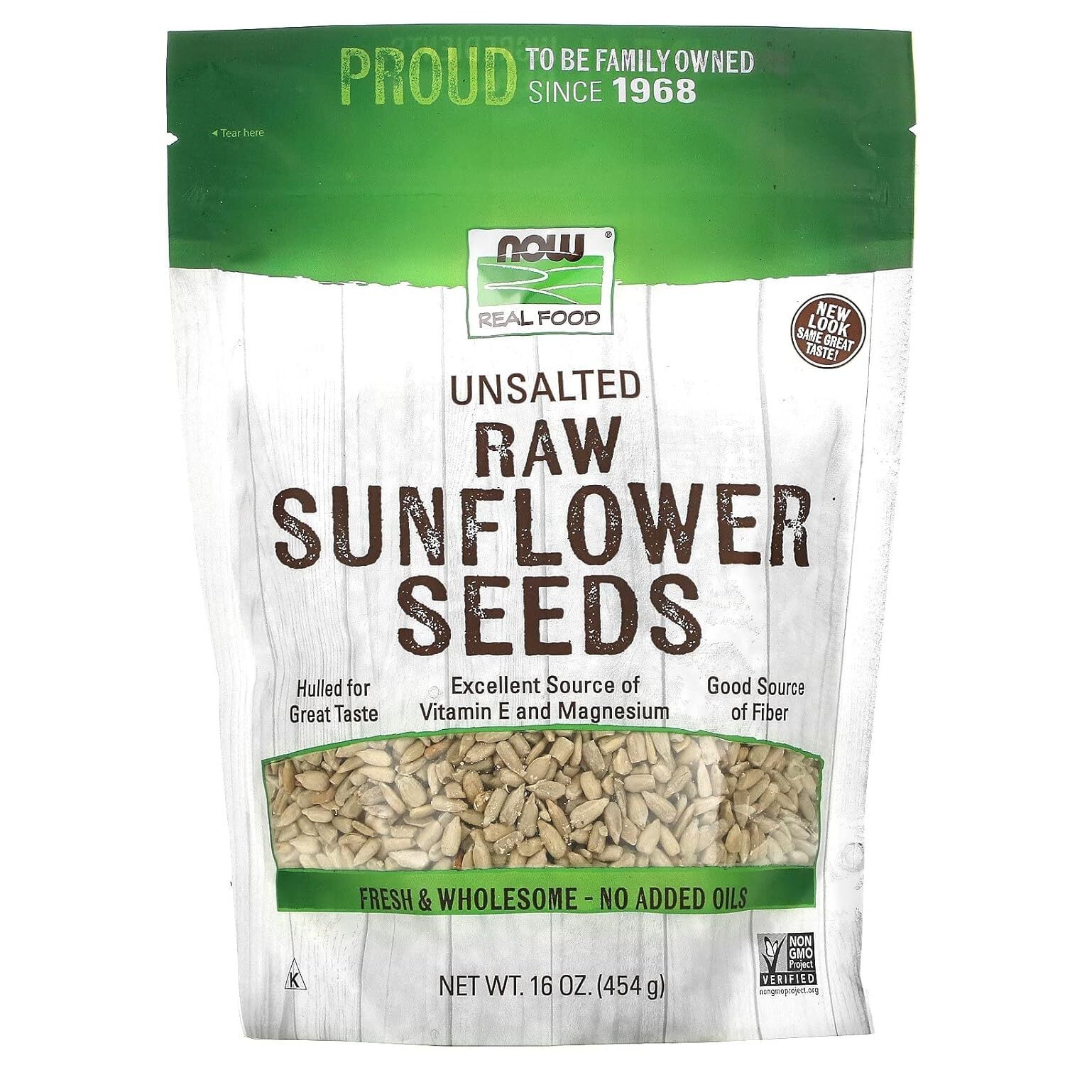 NOW Foods Hulled Raw Sunflower Seeds