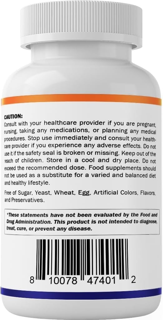 Magnesium Malate 2000mg Capsules – Muscle Support, Energy & Daily Wellness